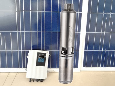 4" DC Solar Water Pump, Submersible Solar Pump (Encapsulated Submersible Motor, Plastic Impeller), BLSCP
