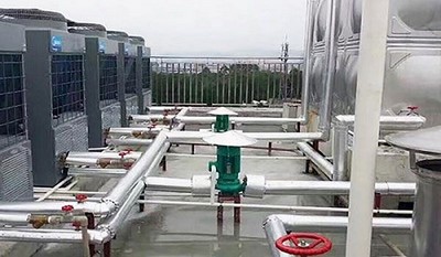 Air conditioner water cooling system